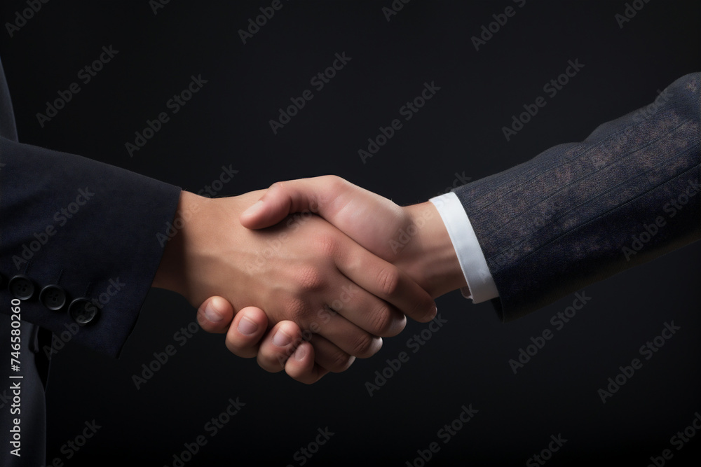 handshake between two professionals handshake between two professionals