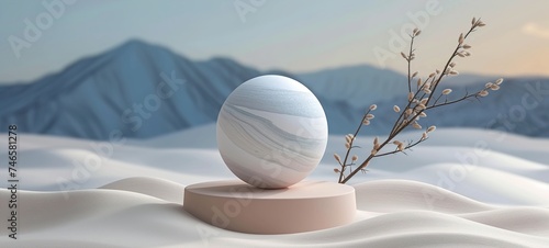 white sphere