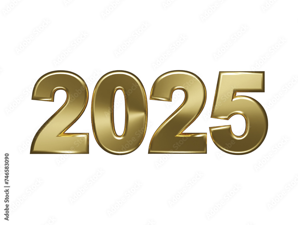 2025 icon 3d render illustration 2025 icon 3d render illustration