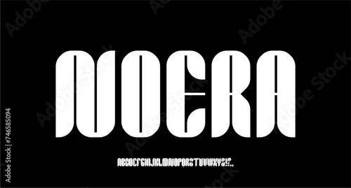 NOERA FONT VECTOR UPPERCASE BEAUTIFUL AESTHETIC EDITABLE