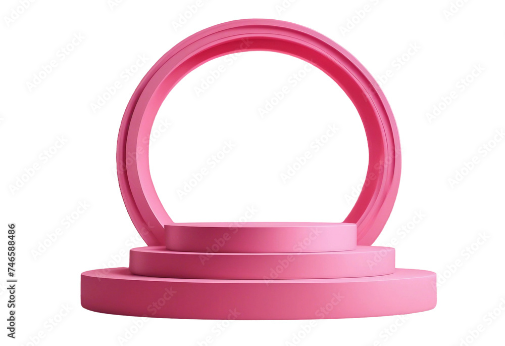 Pink podium background for product Symbols of love for womens holiday Valentines Day 3D rendering Pink podium background for product Symbols of love for womens holiday Valentines Day 3D rendering