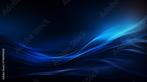 blue dark background for wide banner. Blue background. Abstract blue dark background