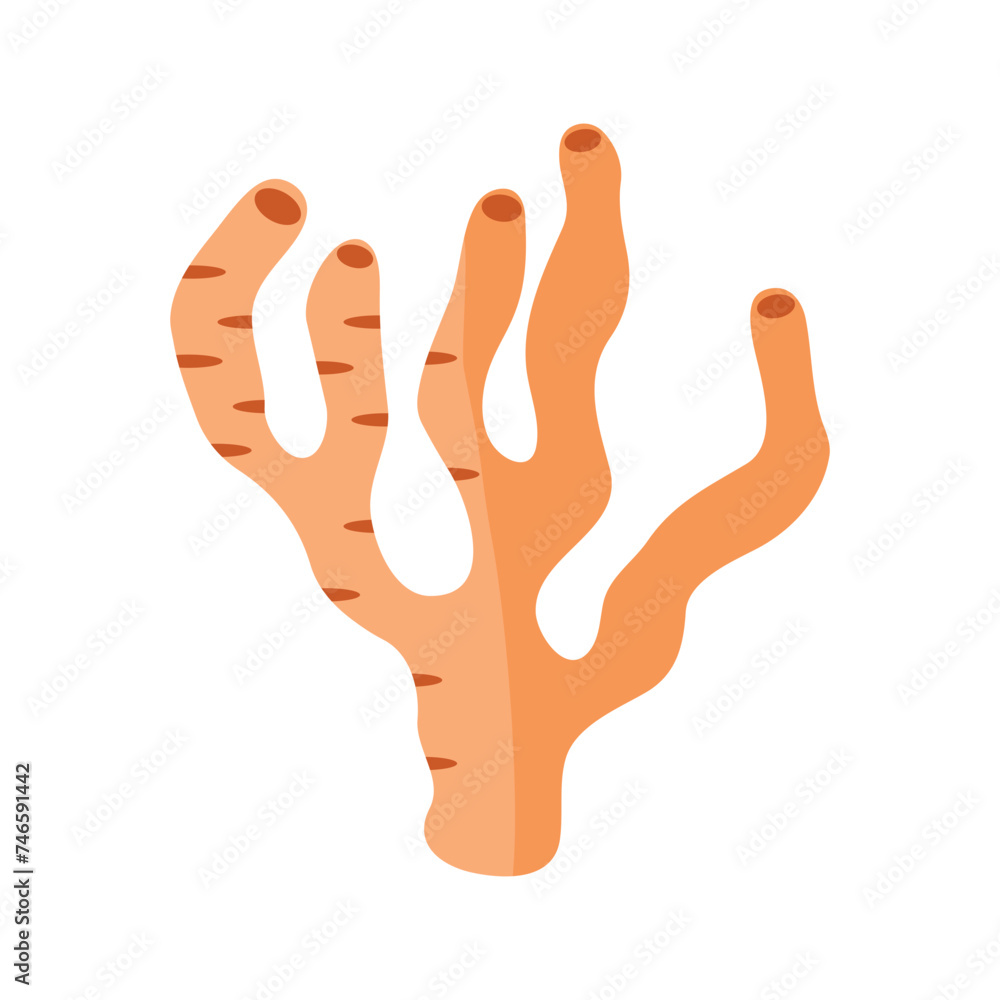Obraz premium Coral Vector Illustration