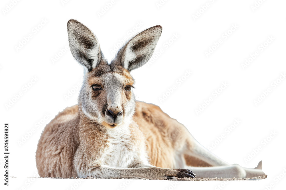 Kangaroo isolated on transparent background