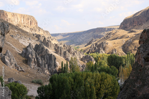 Abandoned Village in Soganli Valley, Soganli Tal, Cappadocia, Turkey