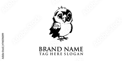 A cute and modern little bird logo vector suitable for your brand