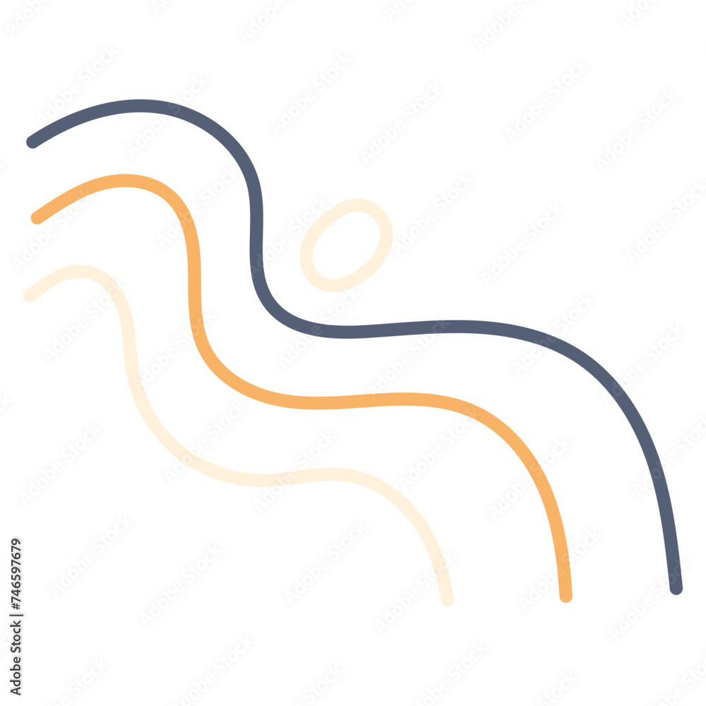 Fototapeta premium Abstract Line Shape