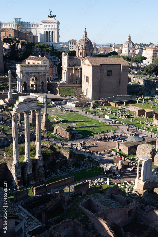 Obraz premium view of the city