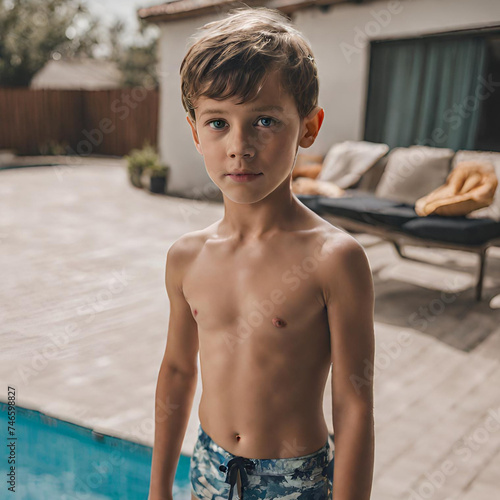 portrait of a little child 
