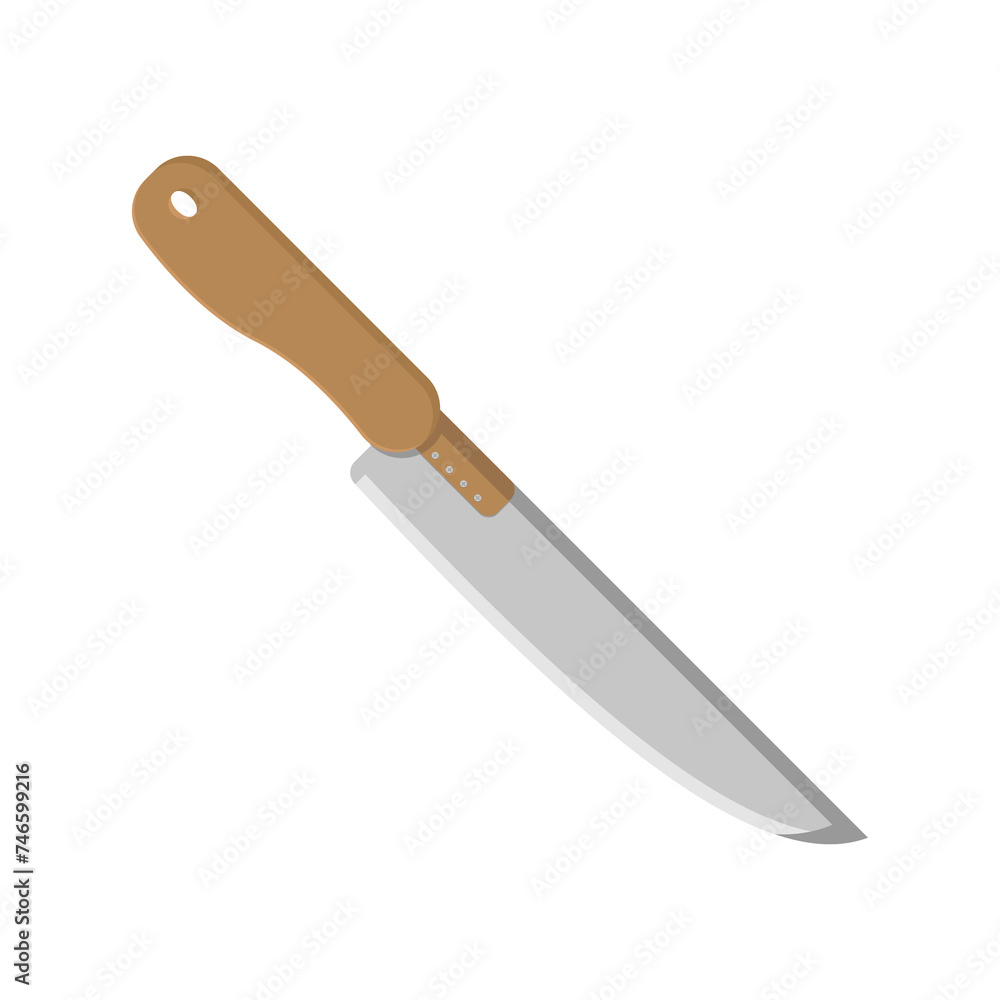 Kitchen Knife Icon: Flat Vector Graphic Kitchen Knife Icon: Flat Vector Graphic
