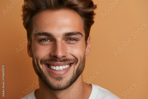 Studio Elegance Close-Up of Beautiful Teeth, Smiles, and Happy People.