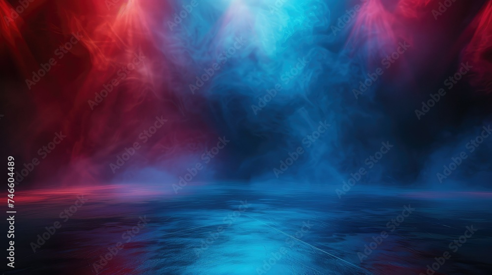 Dark Blue and Pink Color Abstract Smoke Background.