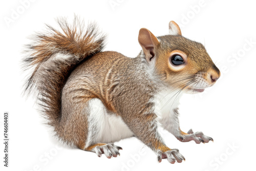 Squirrel isolated on transparent background