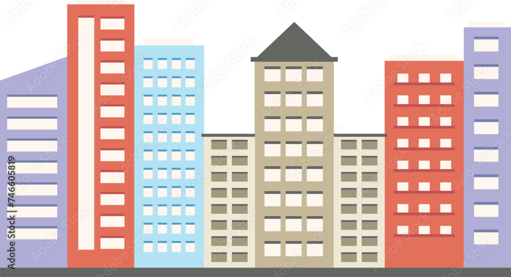 City Building Illustration