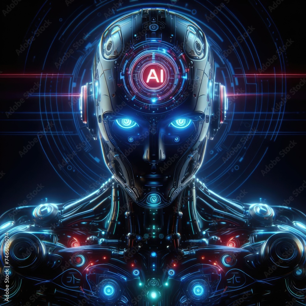 Digital Dynamo: Futuristic AI Humanoid Amplifies Cyberpunk Vibes Digital Dynamo: Futuristic AI Humanoid Amplifies Cyberpunk Vibes