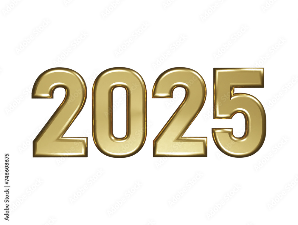 2025 icon 3d render illustration 2025 icon 3d render illustration