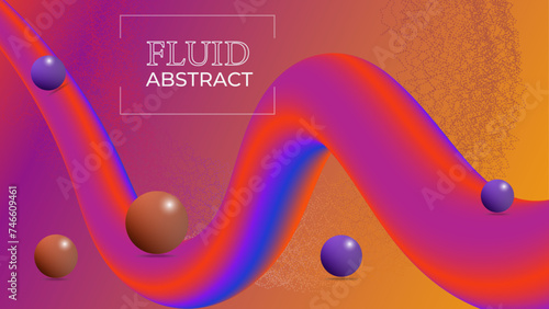 multicolor shape fluid design for background.