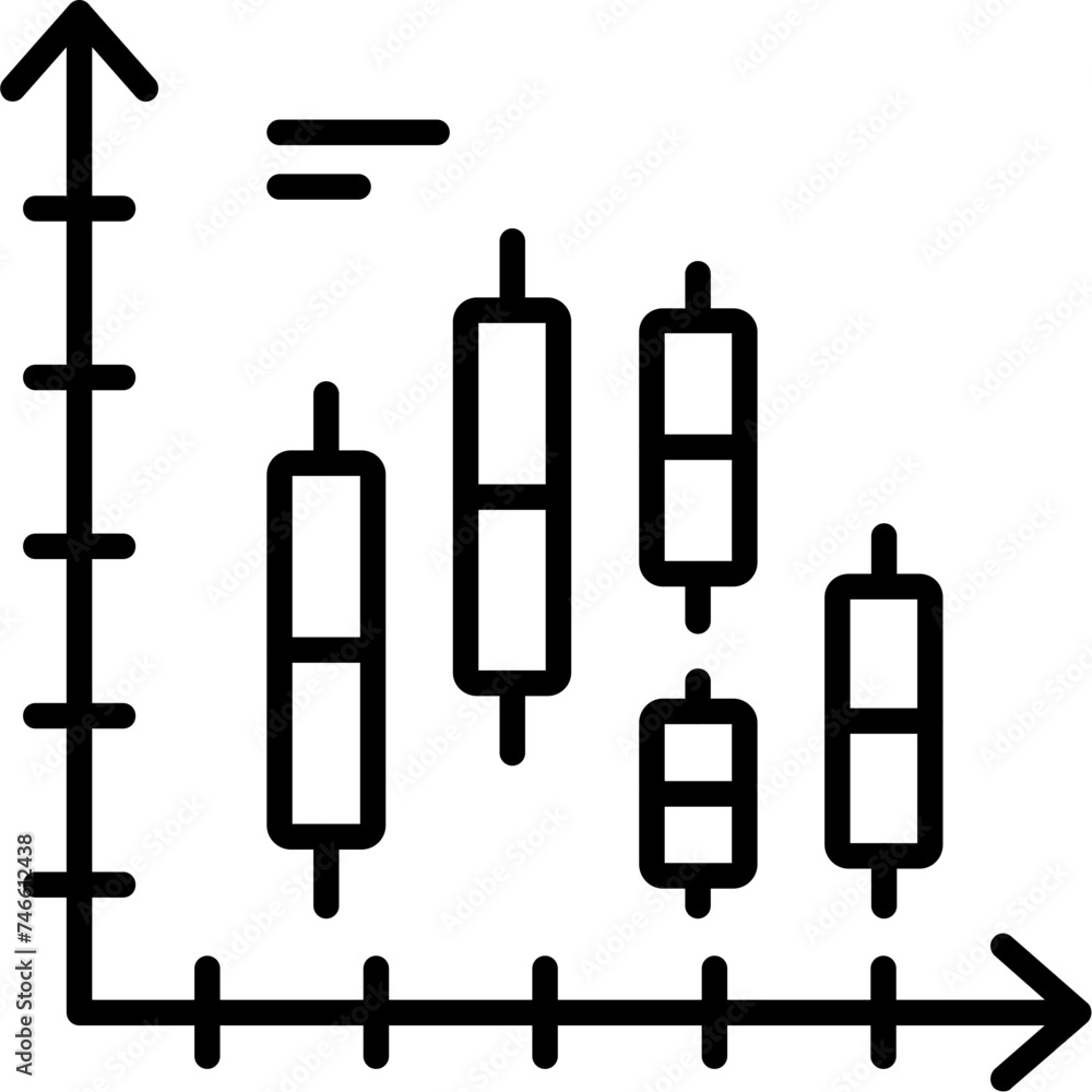 Candlestick Chart Icon Candlestick Chart Icon