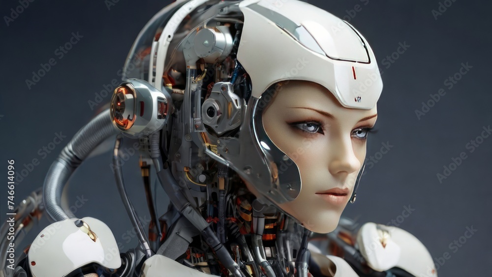 Fototapeta premium Robot humanoïde