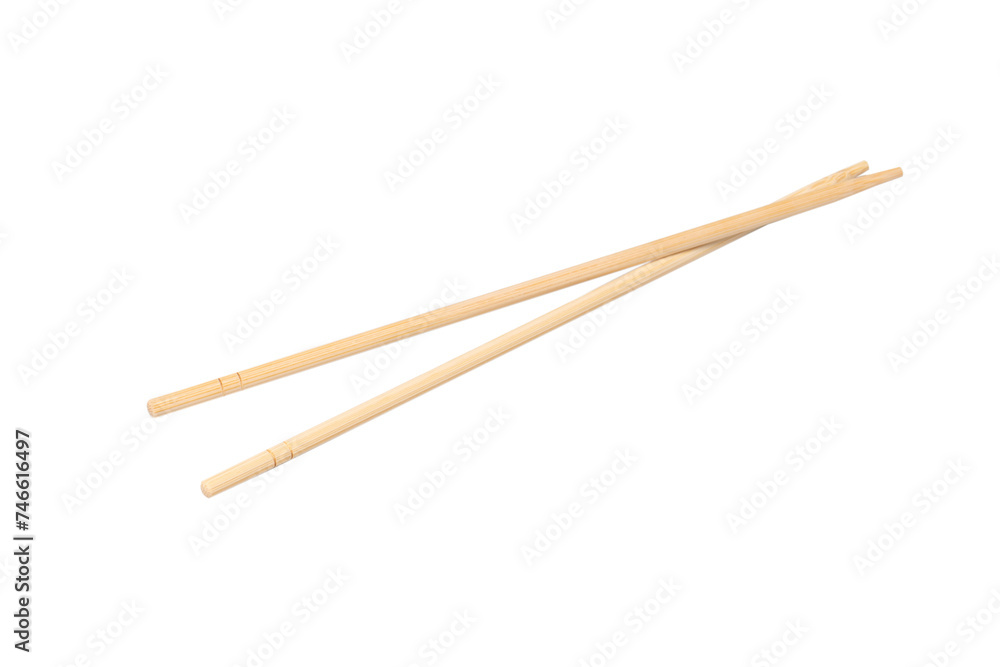 Sushi chopsticks isolated on a white background. Sushi chopsticks isolated on a white background.