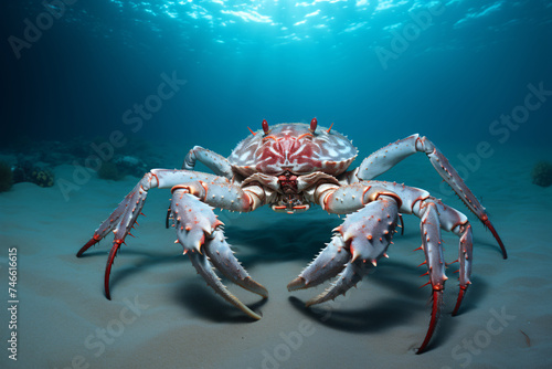 King crabs on the seabed