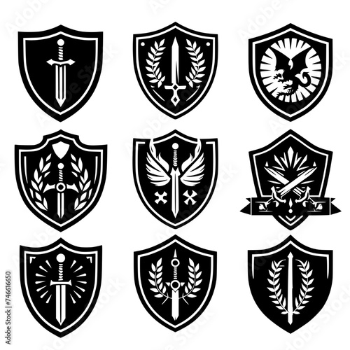 set of shields