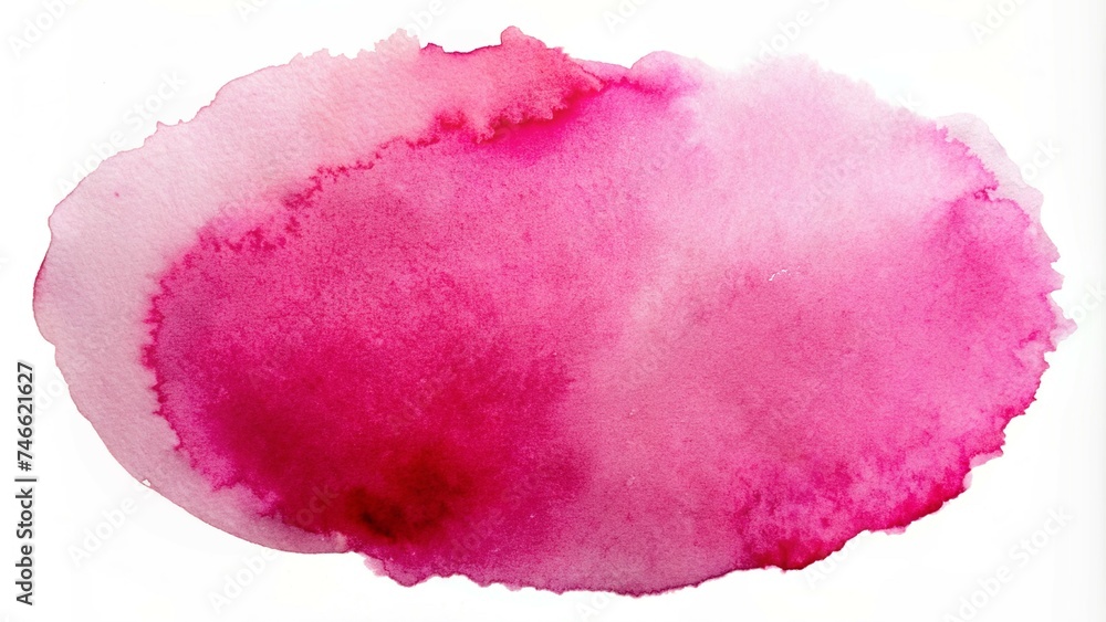 Pink Watercolor Stain - Delicate and Artistic Splash for Creative Projects
