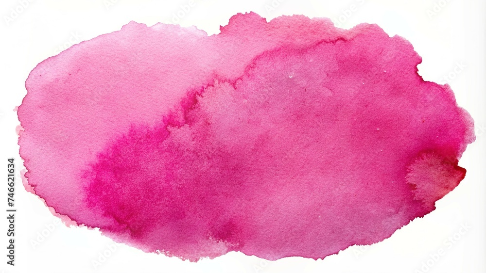 Pink Watercolor Stain - Beautiful and Artistic Splash for Design Projects