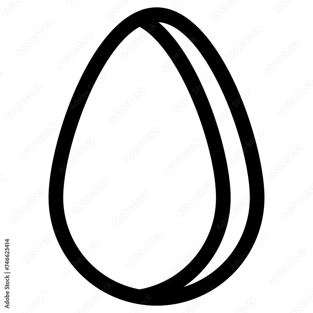 Egg vector icon. Egg vector icon.