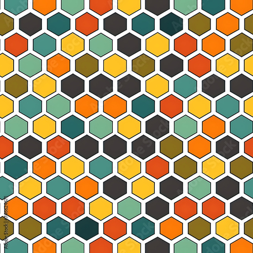 seamless hexagon pattern
