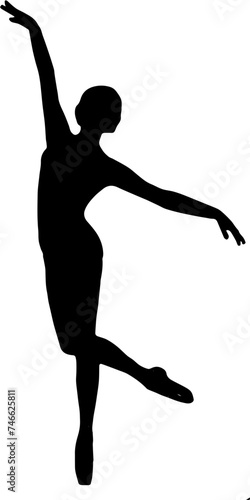 silhouette of a dancer