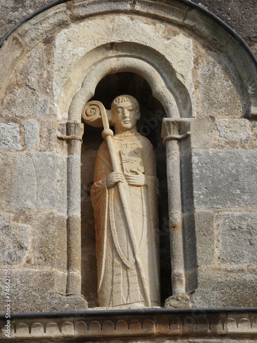 Statue de Saint-Pardoux ,église d'Arnac Pompadour (Corrèze)