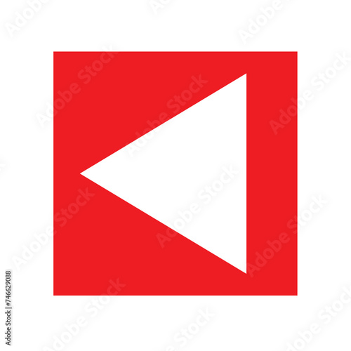 Free Download Play Button Flat Icon Isolated On White Background - GFXLoad