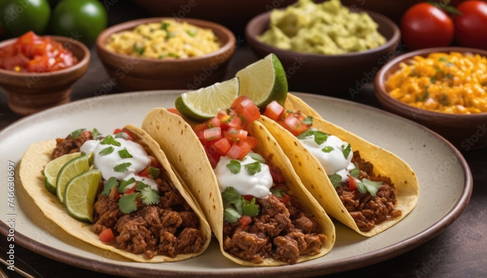 Mexican dishes on the table. Tacos, Burritos, quesadillas, chili, fajitas, tortillas. Mexican dishes on the table. Tacos, Burritos, quesadillas, chili, fajitas, tortillas.