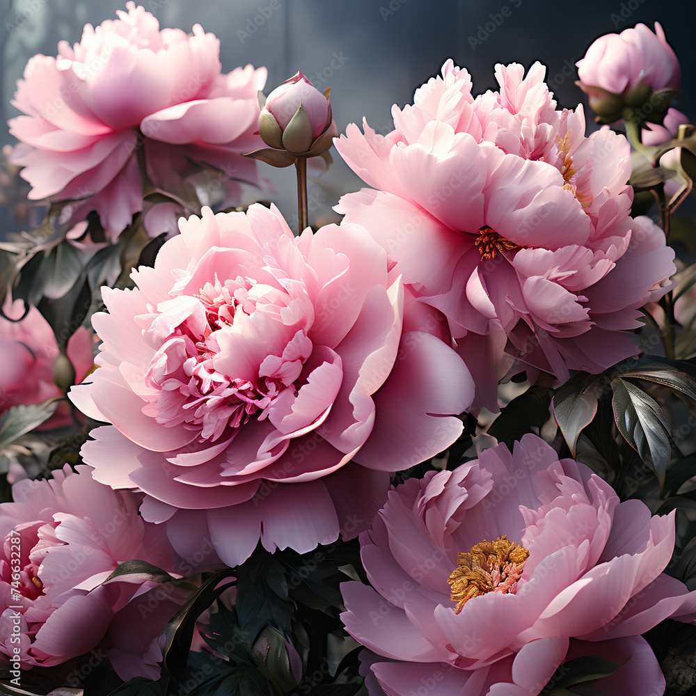 pink peony flowers pink peony flowers