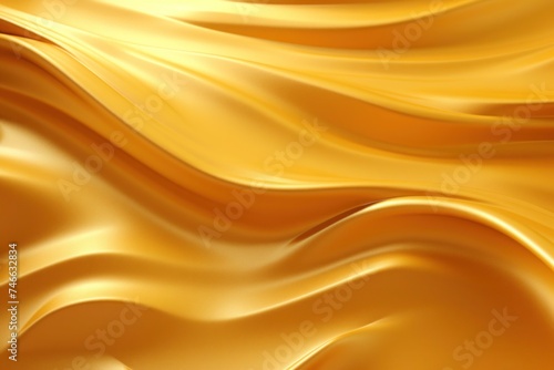 The soft, flowing texture of this golden satin material provides a romantic and warm background for bridal and couture content..golden background