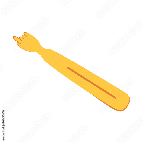 Vector Yad Jewish Pointer Torah Cartoon Illustration Isolated