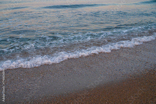 Beautiful sunrise scene on ...