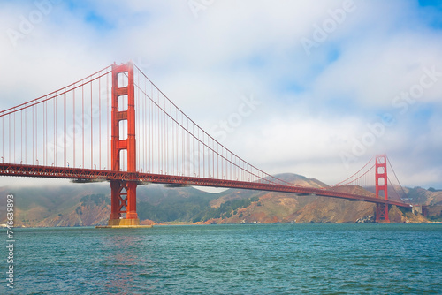 Golden Gate Bridge, the symbol of San Francisco city - Californi