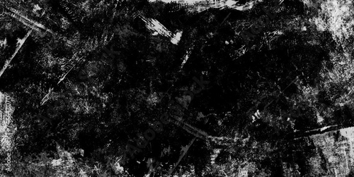Dark grungy black textured of the black marble background. Abstract distressed Rough Black cracked wall slate texture wall grunge backdrop vector design art. Panorama of Dark grey black slate.
