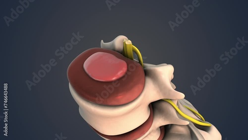 Herniated disc of the lumbar spine