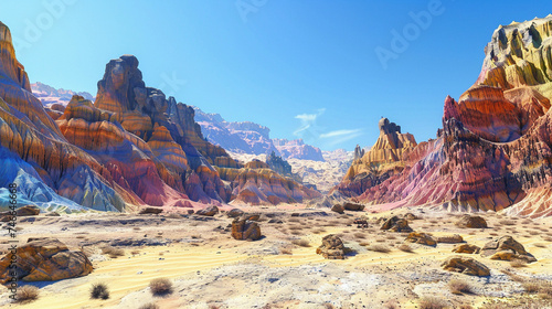 Majestic Desert Rock Formations