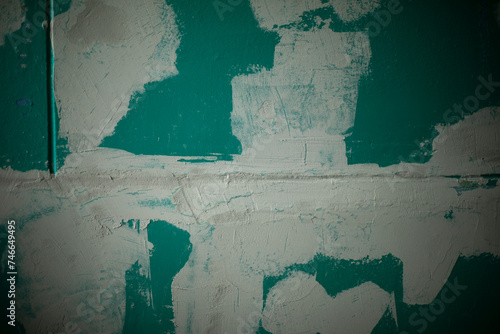 Repairing wall. Paint on wall. Surface Finishing Details.