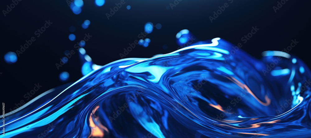 water splash waves, liquid 15