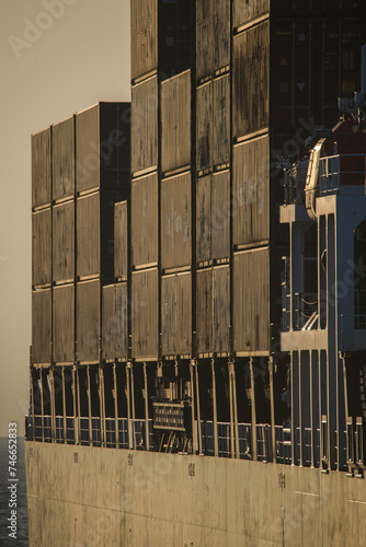 containers in port