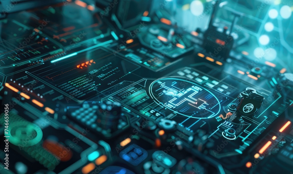 Medical technology concept background Medical technology concept background