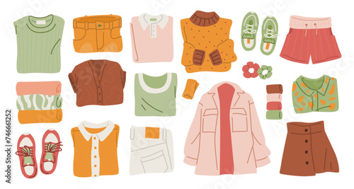 Colorful Casual Clothing Collection.