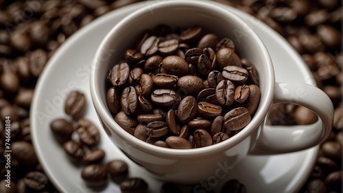 hd coffee beans background  coffee wallpaper  coffe beans on the table