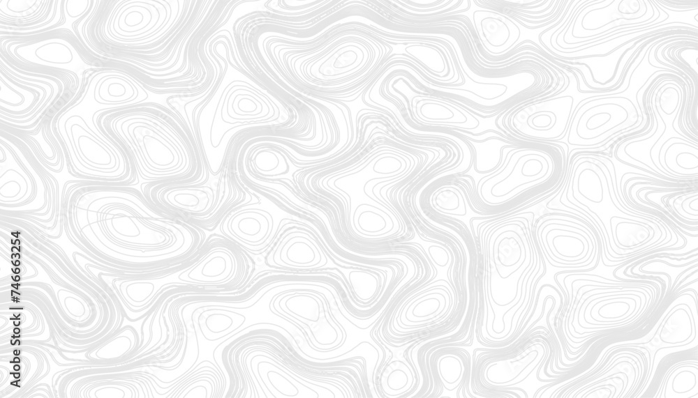 Background of the topographic map. Topographic map lines, contour background. Geographic abstract grid. Topography and geography map grid abstract backdrop. Business concept. Vector illustration
