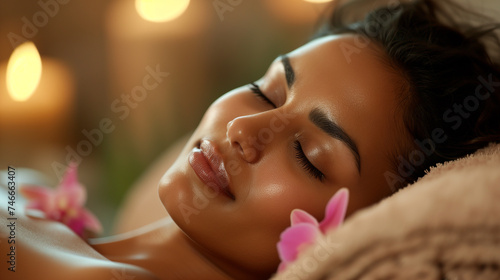 Skincare Serenade Closed-Eyed Spa Bliss After Cosmetic Rejuvenation